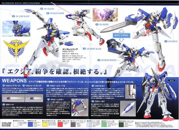 HG00 1/144 EXIA GUNDAM GN-001 vente luxe pas cher 7