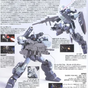 boutiqued en ligne HGUC 1/144 RGM-96X JESTA CANNON 34