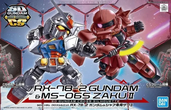 dernière tendance SDCS RX-78-2 & CHAR’S ZAKU II 1