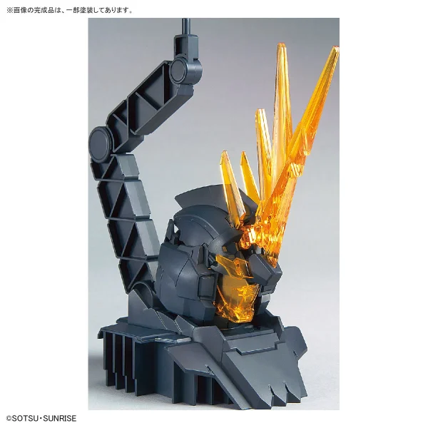 outlet 1/48 UNICORN GUNDAM HEAD DISPLAY BASE (PSYCHO-FRAME COLOR VARIATION VER.) & UNICORN GUNDAM 02 BANSHEE HEAD DISPLAY SET 9