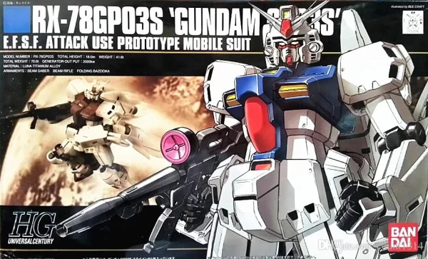 nouveau produit HGUC 1/144 RX-78 GP03S Stamen GUNDAM 1