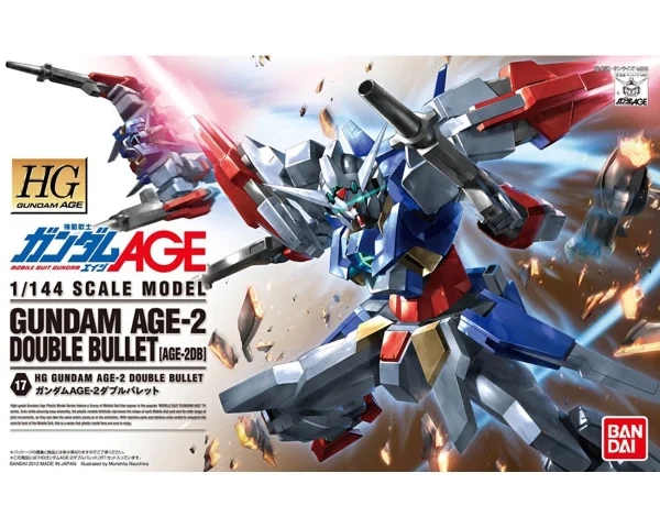 SOLDES TOUT À HGAGE 1/144 GUNDAM AGE-2 DOUBLE BULLET 1