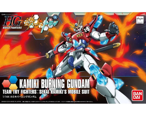 excellents soldes HGBF 1/144 KAMIKI BURNING GUNDAM 1