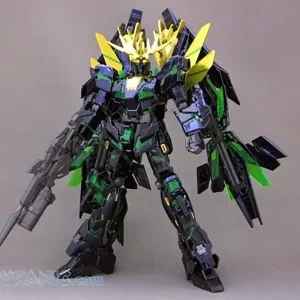 HGUC 1/144 UNICORN GUNDAM 02 BANSHEE NORN DESTROY MODE GREEN VER. mode pas cher 9