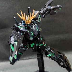 HGUC 1/144 UNICORN GUNDAM 02 BANSHEE NORN DESTROY MODE GREEN VER. mode pas cher 11