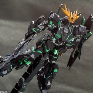 HGUC 1/144 UNICORN GUNDAM 02 BANSHEE NORN DESTROY MODE GREEN VER. mode pas cher 13