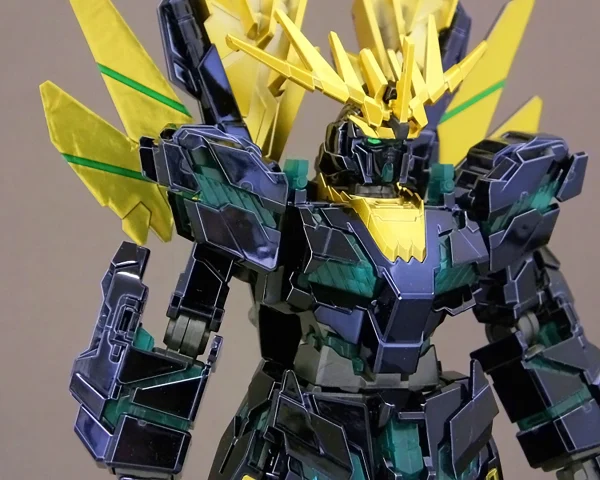 HGUC 1/144 UNICORN GUNDAM 02 BANSHEE NORN DESTROY MODE GREEN VER. mode pas cher 6