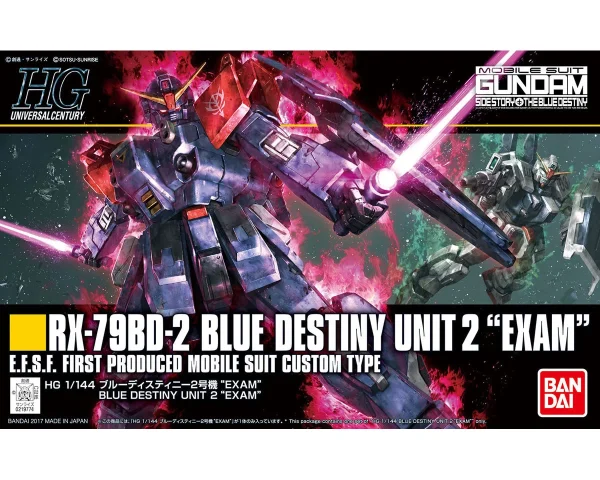 mode pas cher HGUC 1/144 BLUE DESTINY UNIT 2 (EXAM) 1