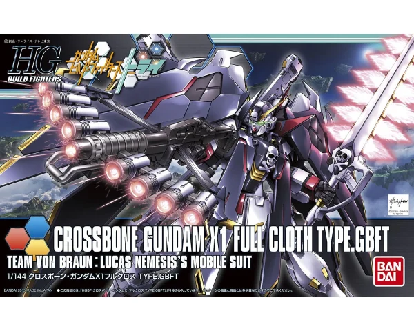 bas prix HGBF 1/144 CROSSBONE GUNDAM X1 FULL CLOTH 1