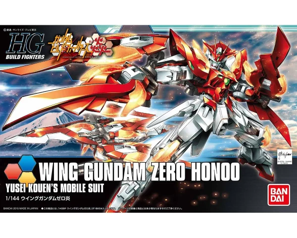 Distributeur Officiel HGBF 1/144 WING GUNDAM ZERO HONOO 1