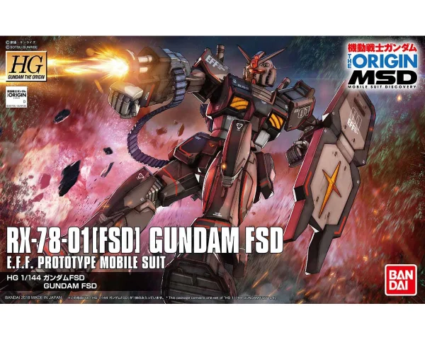 Officielle HGGTO 1/144 GUNDAM FSD 1