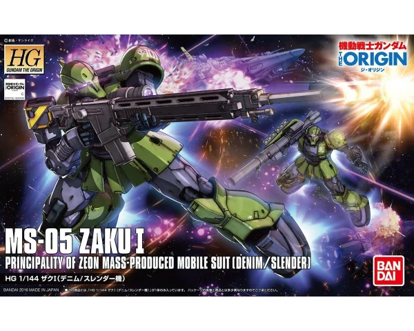 fashion pas cher HGGTO 1/144 ZAKU I 1