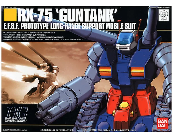 magasin pour HGUC 1/144 GUNTANK 1