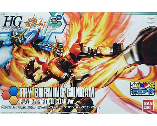 officiel HGBF 1/144 TRY BURNING GUNDAM CLEAR VER. 1