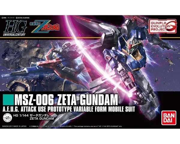 en vente HGUC 1/144 MSZ-006 ZETA GUNDAM 1