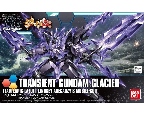 HGBF 1/144 TRANSIENT GUNDAM GLACIER à prix réduits 1