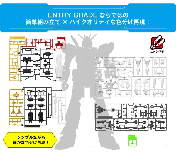 soldes pas cher ENTRY GRADE 1/144 NU GUNDAM 5