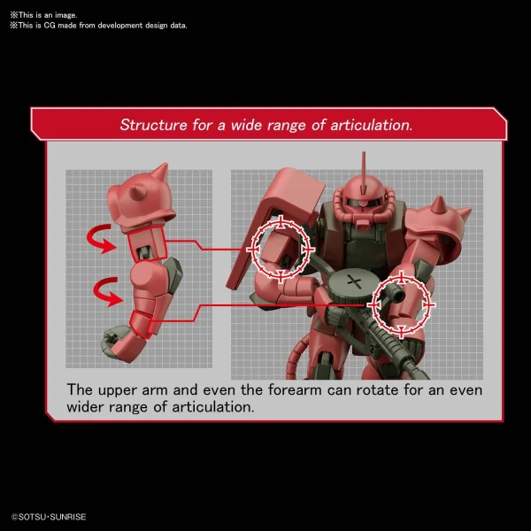 qualité d’originales HGUC 1/144 MS-06S Char’s Zaku II [40TH LIMITED] 8