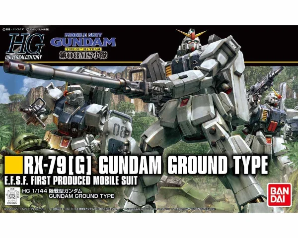 HGUC 1/144 GUNDAM GROUND TYPE (REVIVE VER.) Authentic Original licence 1