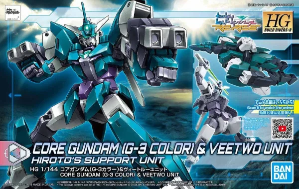 HGBD:R 1/144 CORE GUNDAM (G3 COLOR) ET VEETWO UNIT luxe soldes 1