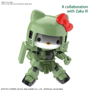 SD GUNDAM CROSS SILHOUETTE HELLO KITTY / MS-06S ZAKU II prix pas cher 8